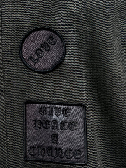 rebel patchwork denim pants by number nine