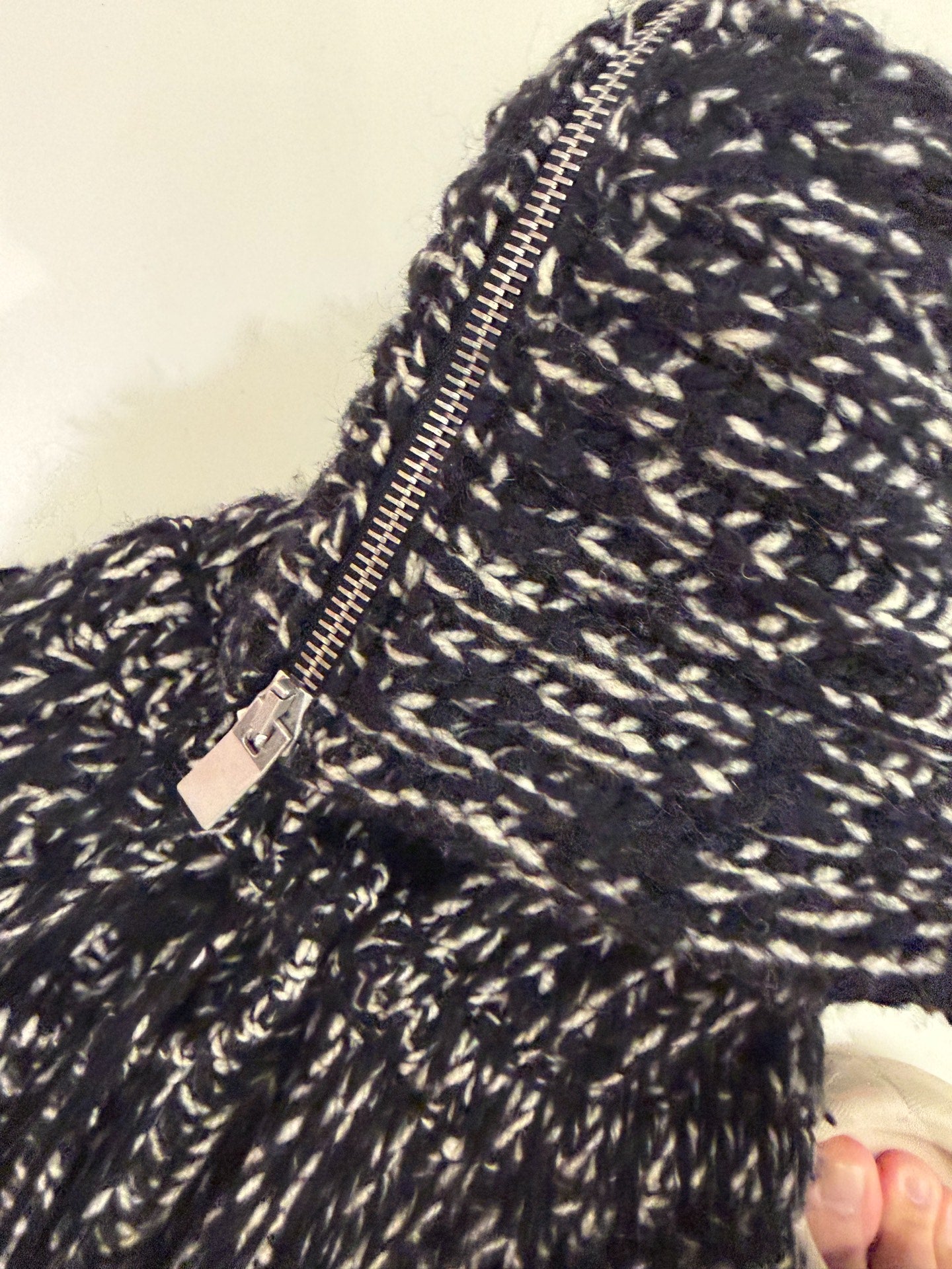 Saint Laurent 13FW Wool Blend Hooded Cape