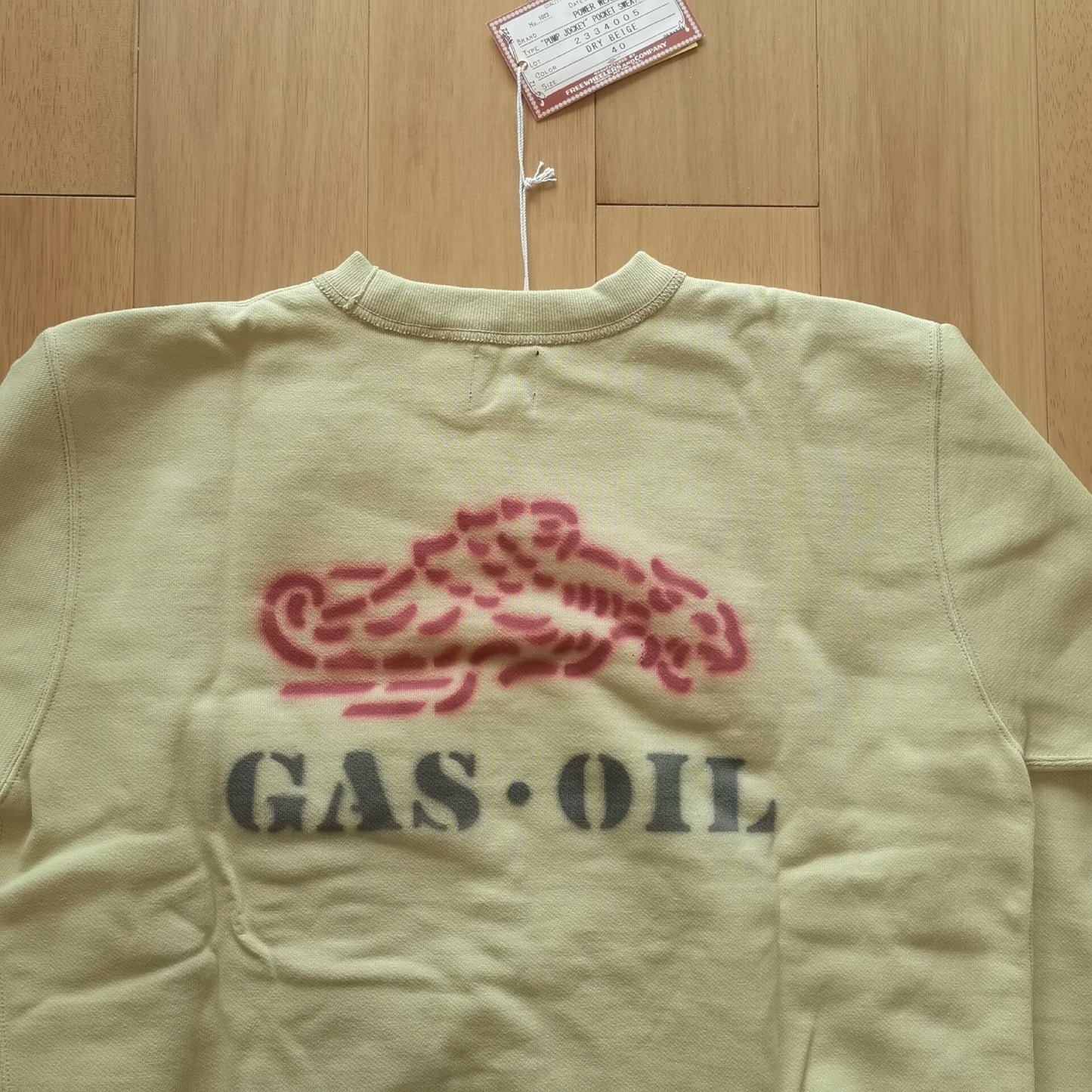 vintage Style Gas Oil Sweatshirt