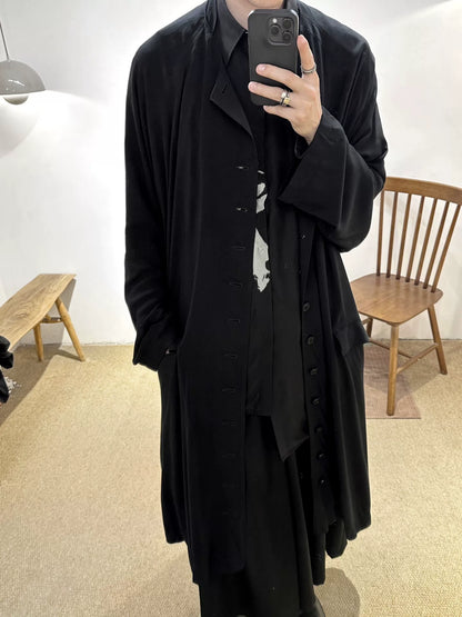 Yohji Yamamoto Pour Homme S/S 2018 Monk Shirt