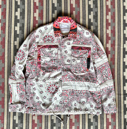 Sacai Bandana Print Blouson Jacket