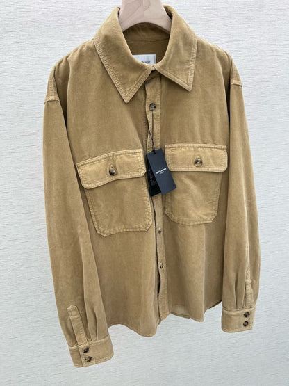 Saint Laurent 25FW Corduroy Shirt Jacket