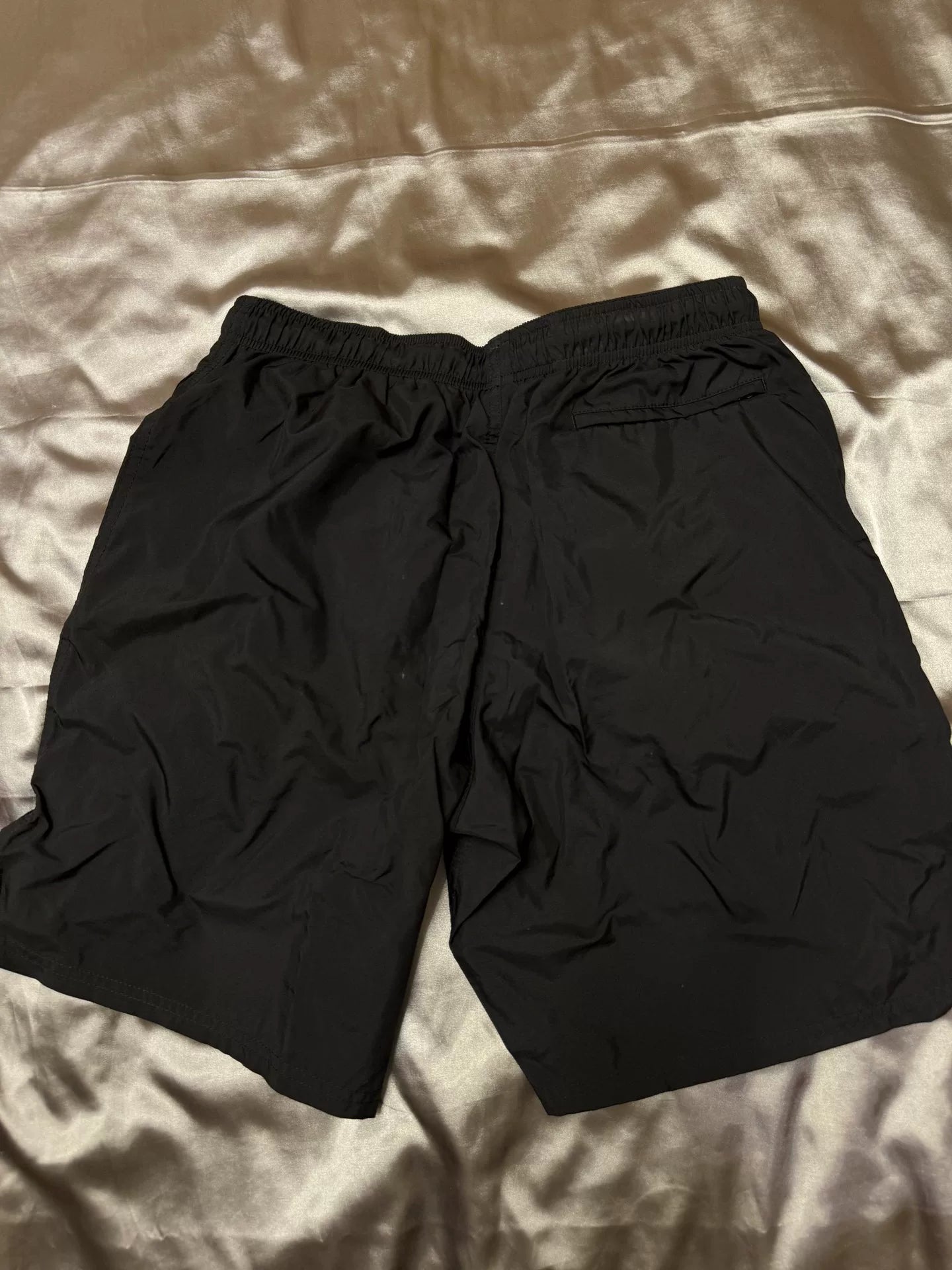 givenchy logo nylon athletic shorts