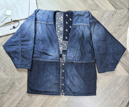 visvim kimono coat with reversible design