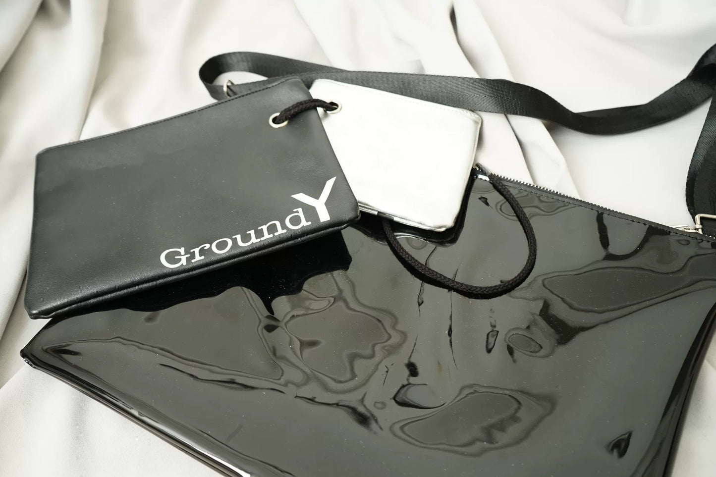 Yohji Yamamoto 3-in-1 PVC Crossbody Bag