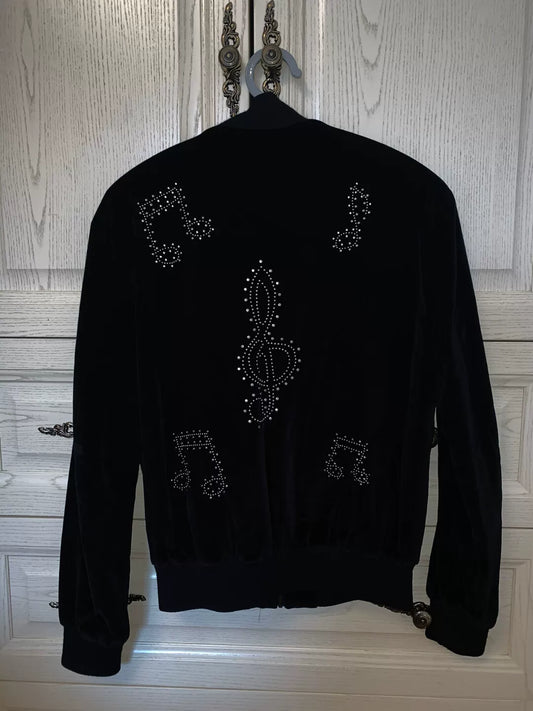 Saint Laurent Velvet Bomber Jacket