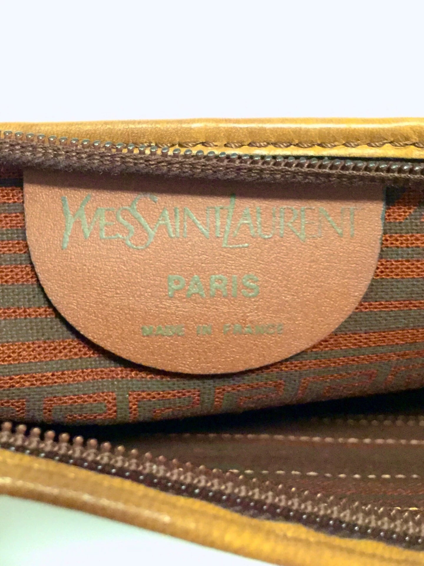 Saint Laurent Canvas Leather Cloud Logo Handbag