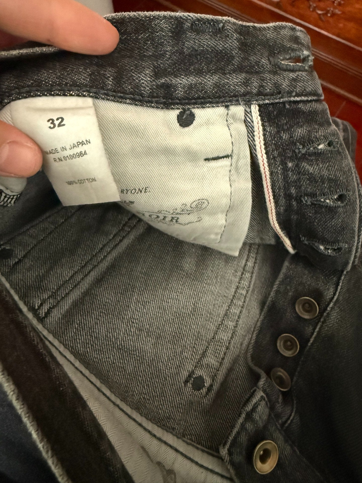 Prps Men's Noir Deer Hunter Jeans