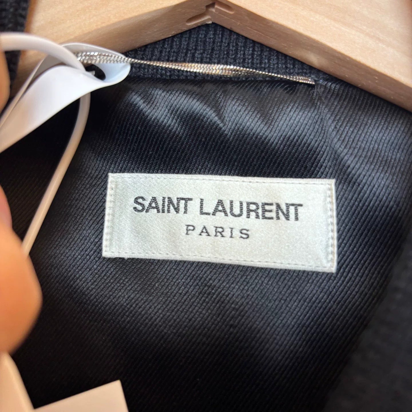 Saint Laurent Striped Bomber Jacket