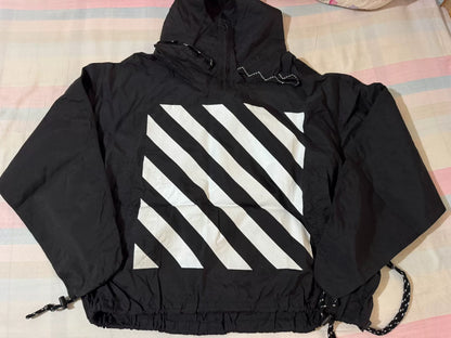 off white sun protection jacket