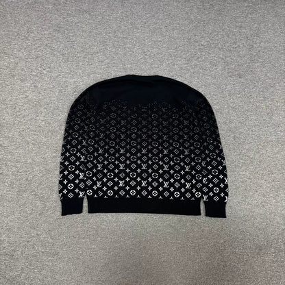 Louis Vuitton Black Monogram Knit Sweater