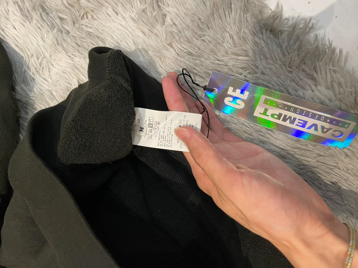 CAV EMPT C.E 23AW Ribbed Zip Sweatshirt