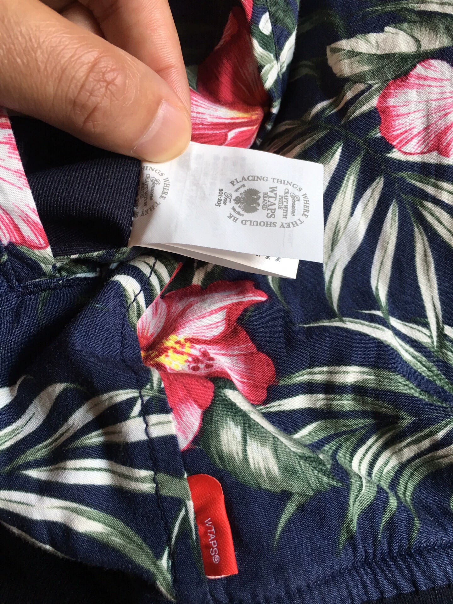 wtaps floral reversible team jacket