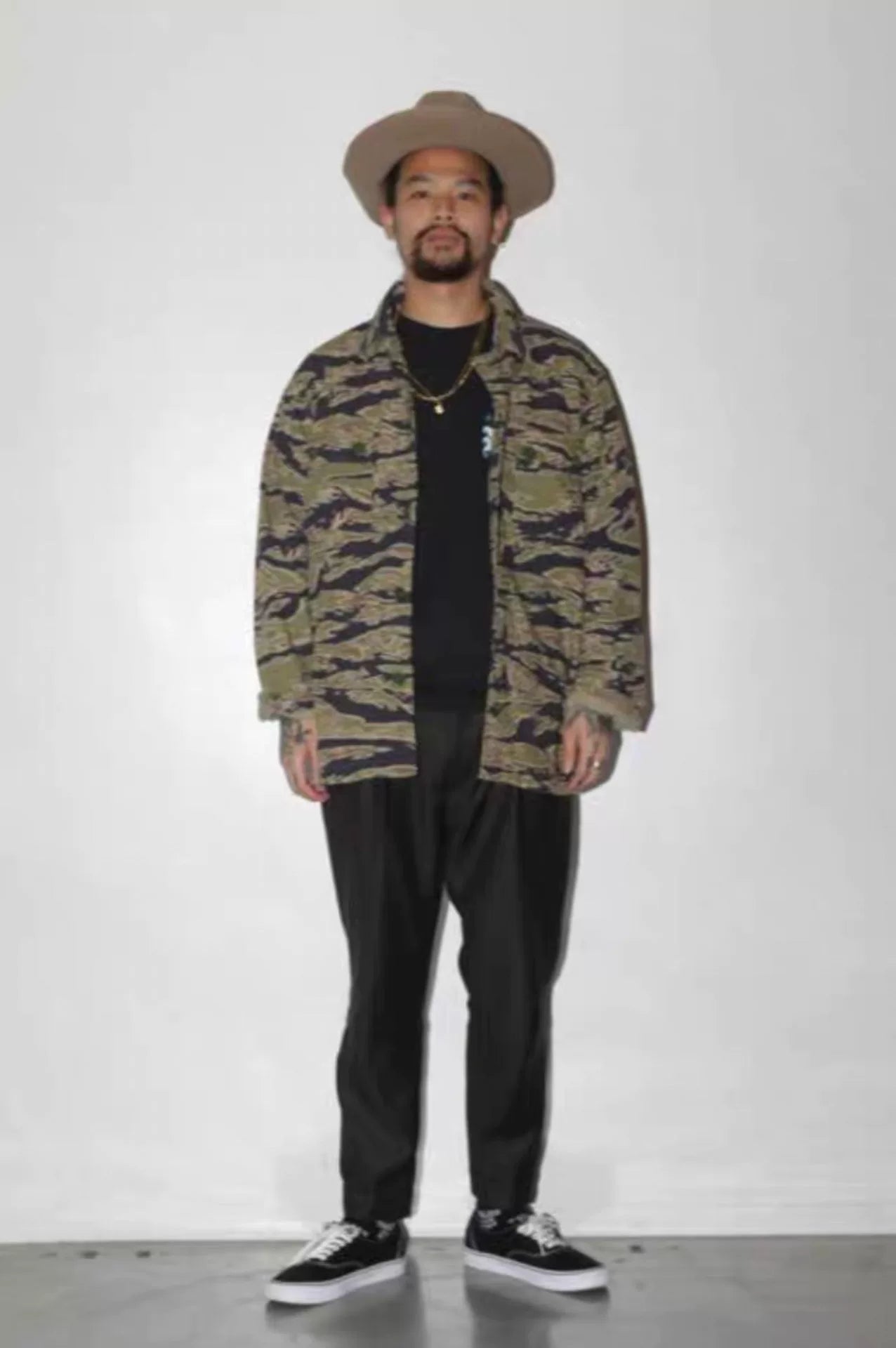 wacko maria camouflage tiger head jacket