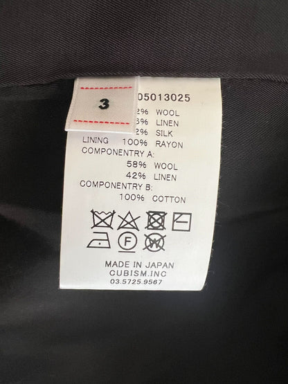 visvim falkland blazer jacket thick fabric