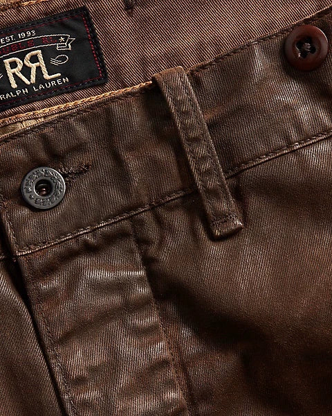 RRL Oil Wax Military Long Pants Denim Jeans
