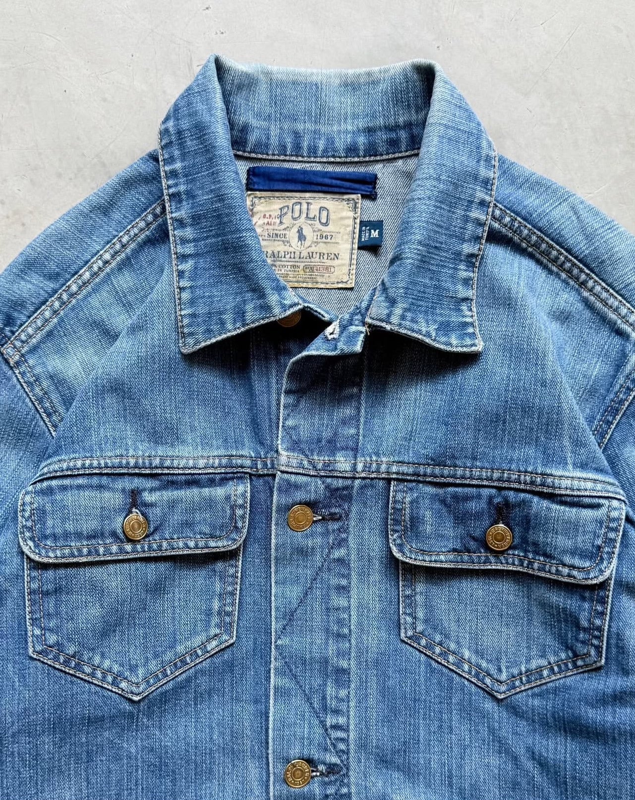 Vintage 2007 Polo Ralph Lauren Western Denim Jacket