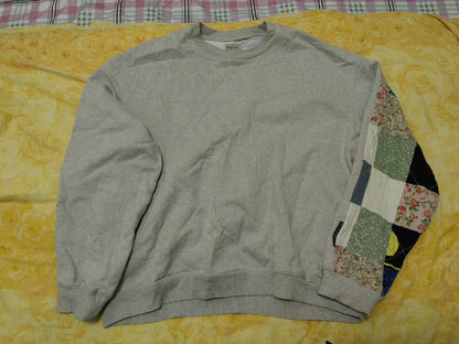 kapital kountry embroidered patchwork sweatshirt