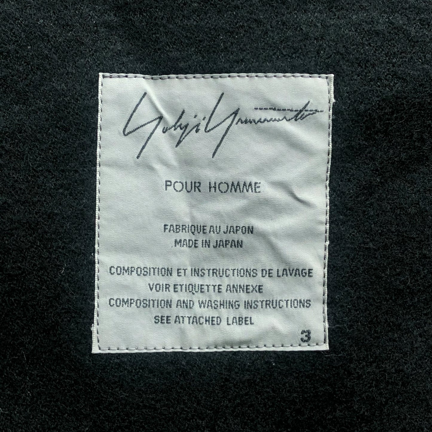 Yohji Yamamoto 09AW Multi-Pocket Blazer