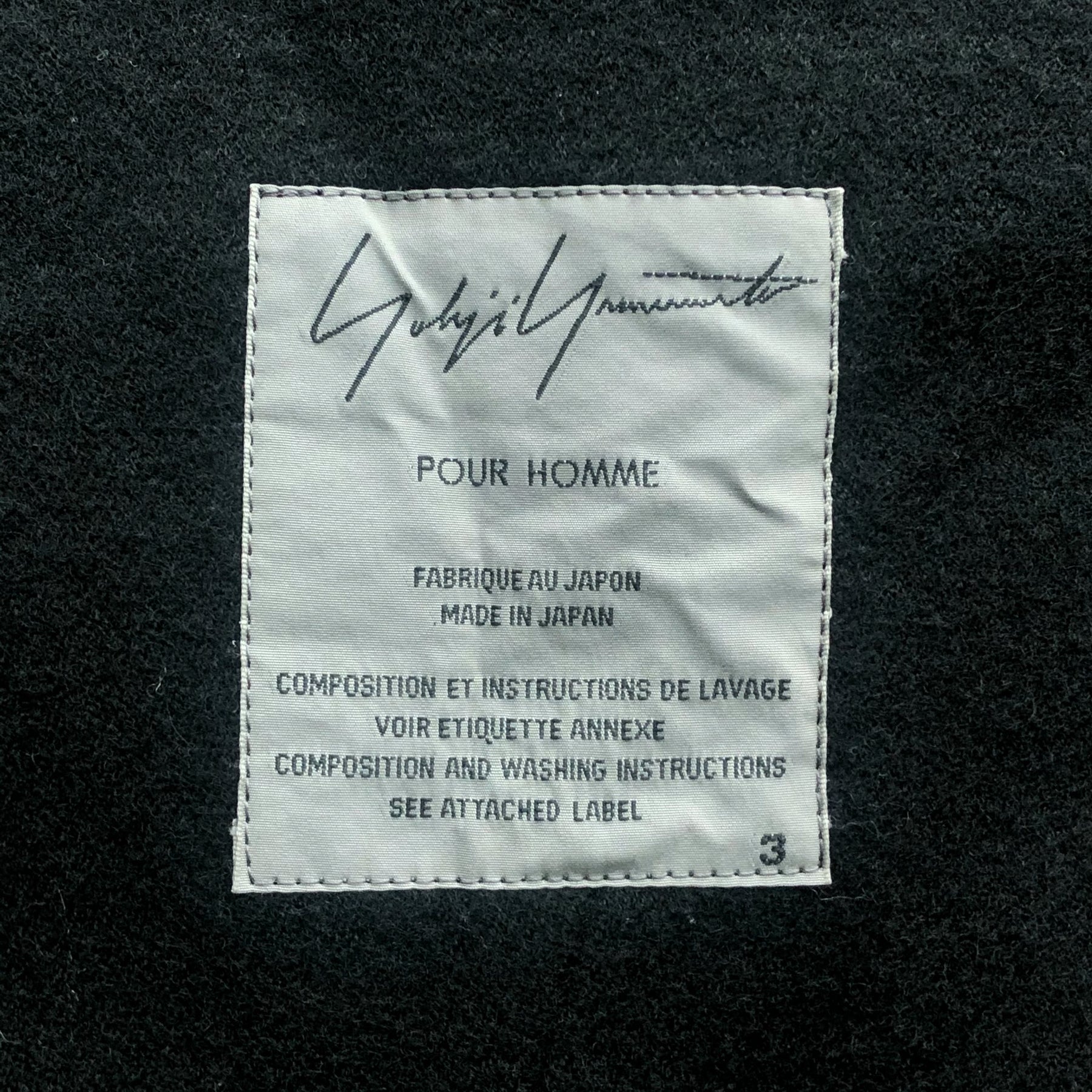 Yohji Yamamoto 09AW Multi-Pocket Blazer