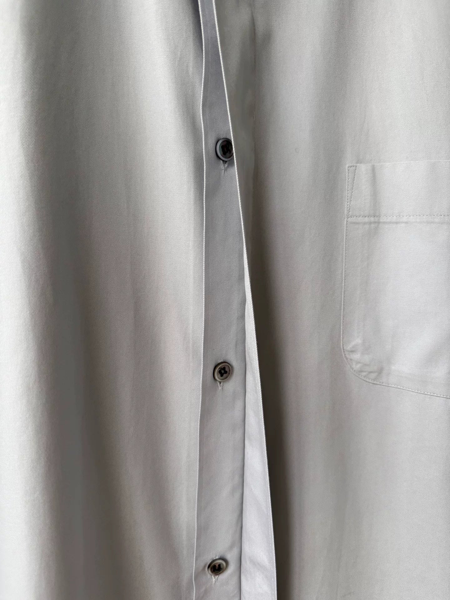 Yohji Yamamoto Y's Men's Gray Shirt