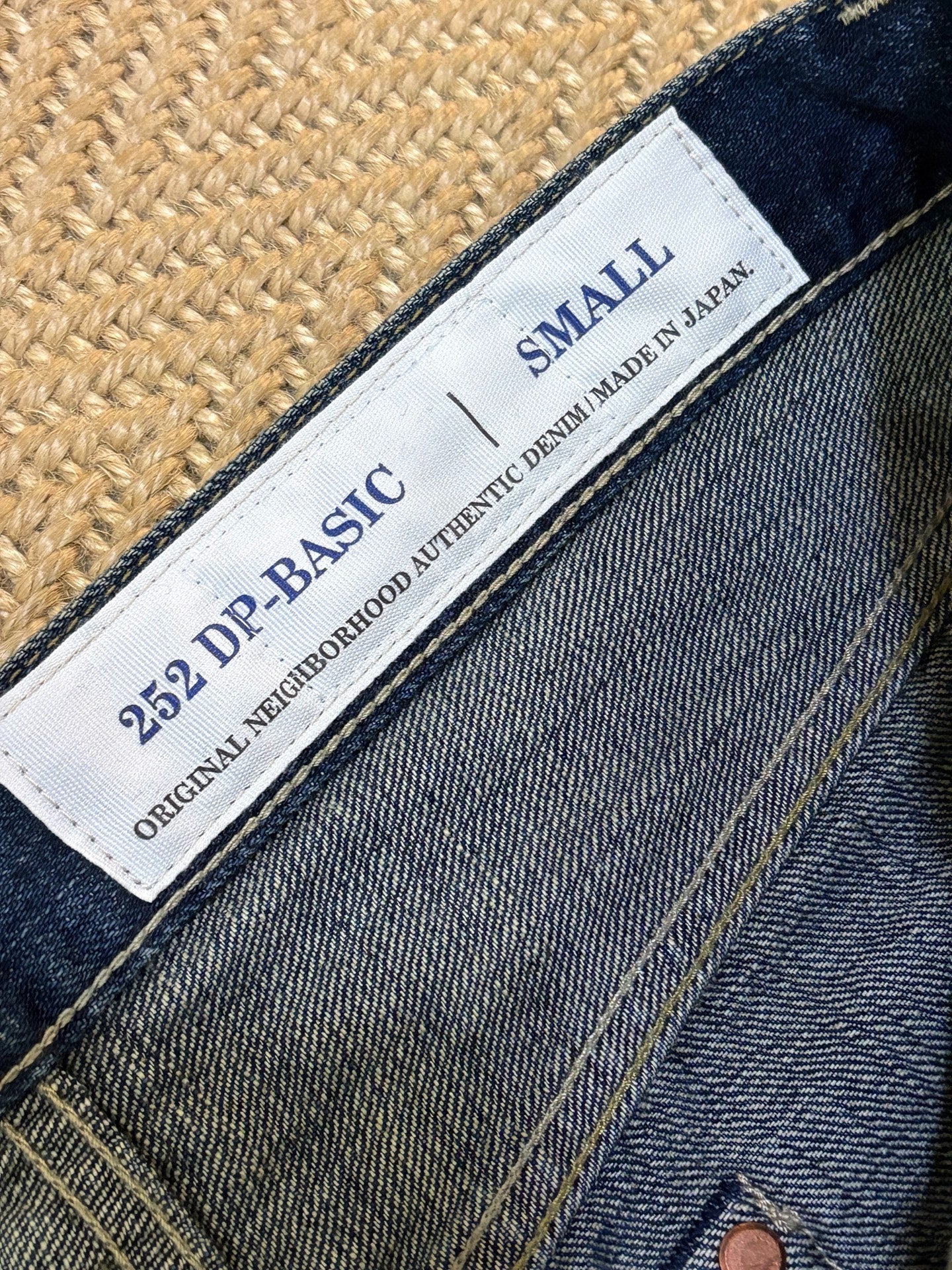 NEIGHBORHOOD WASHED DENIM JEANS