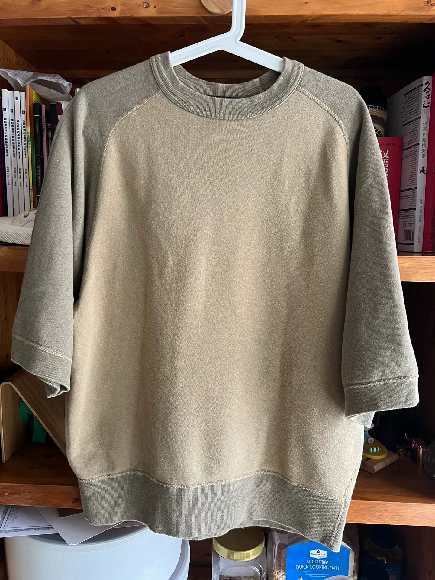 Nigel Cabourn Vintage Three-Quarter Sleeve Sweatshirt
