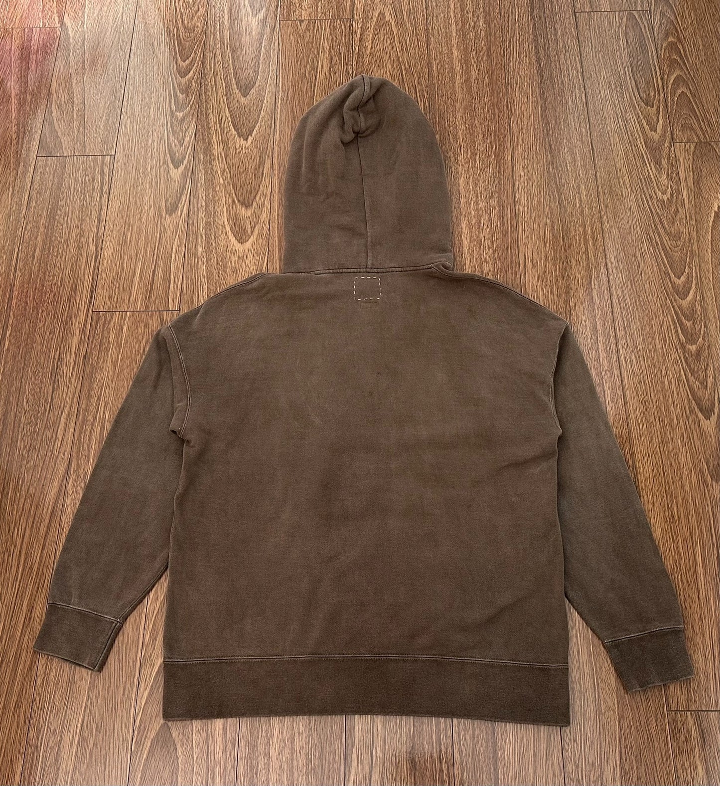 visvim jumbo hoodie in mud color