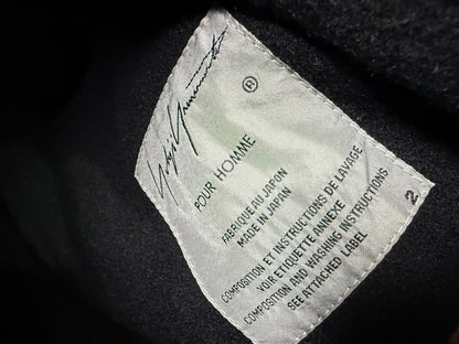 Yohji Yamamoto Pour Homme 19AW Gold Button Overcoat