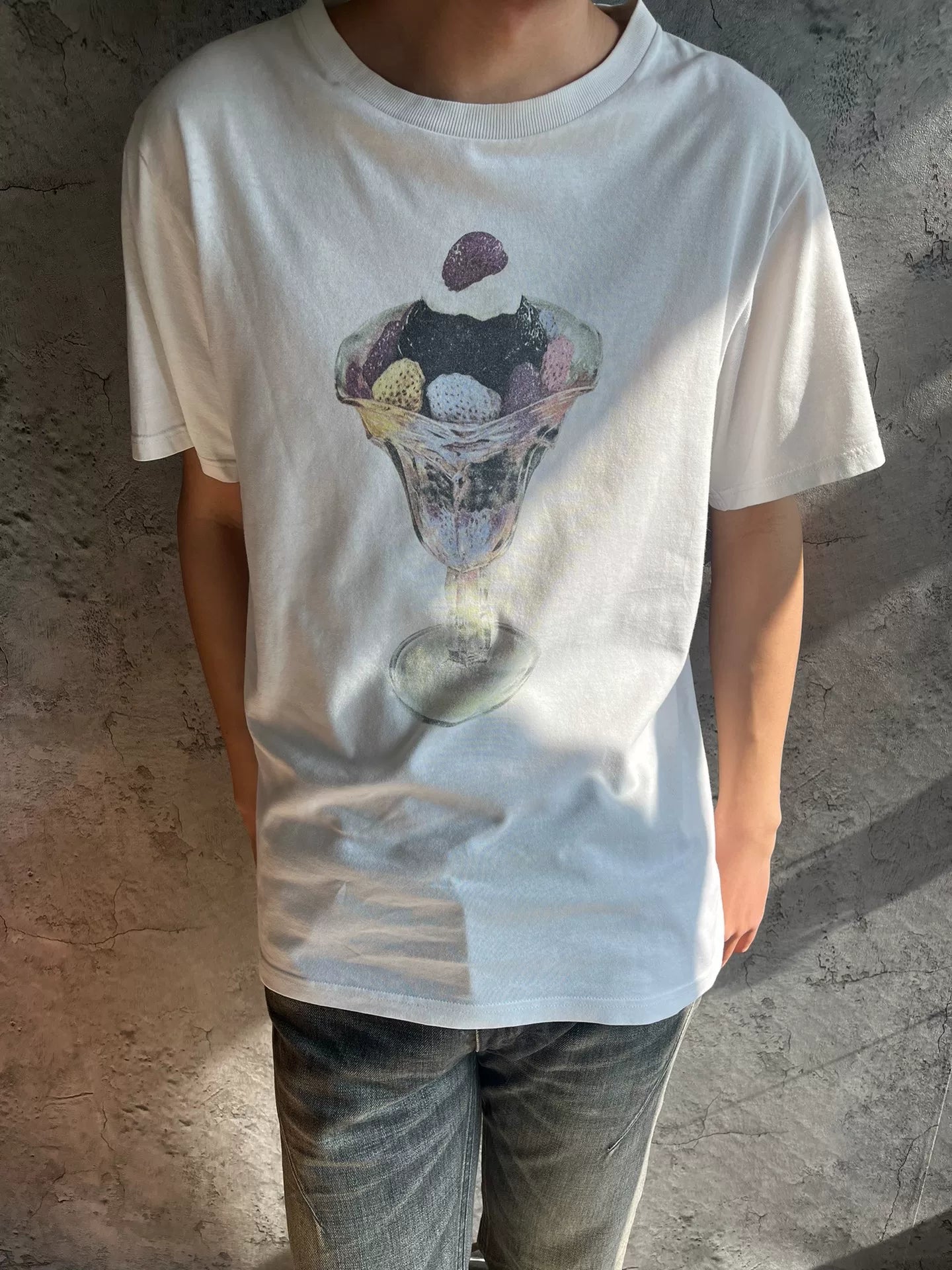 number nine ice cream graphic tee