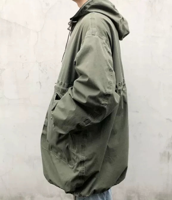 VISVIM CHINOOK PONCHO 3L DMGD
