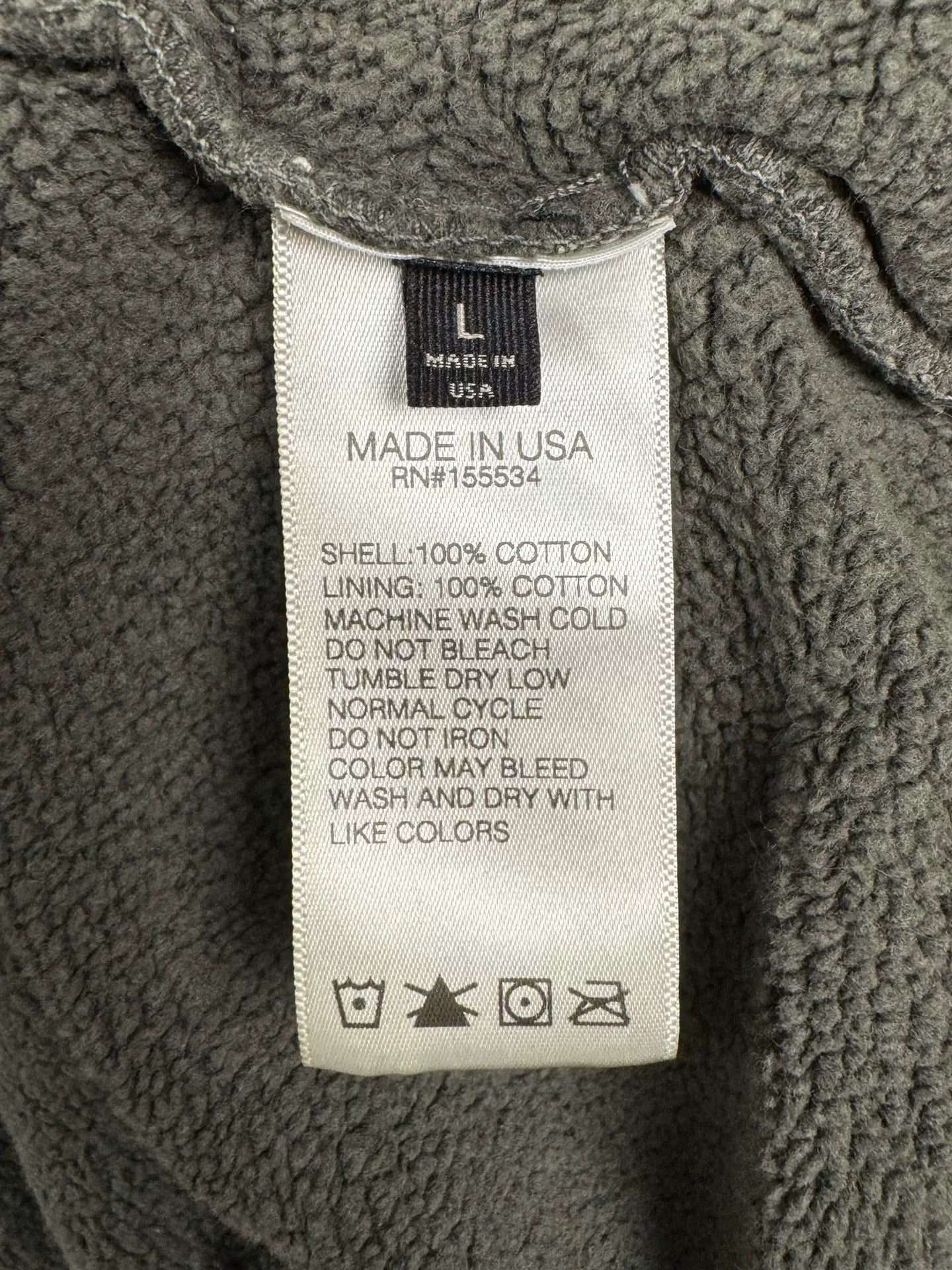 yeezy born again hoodie size L gently used