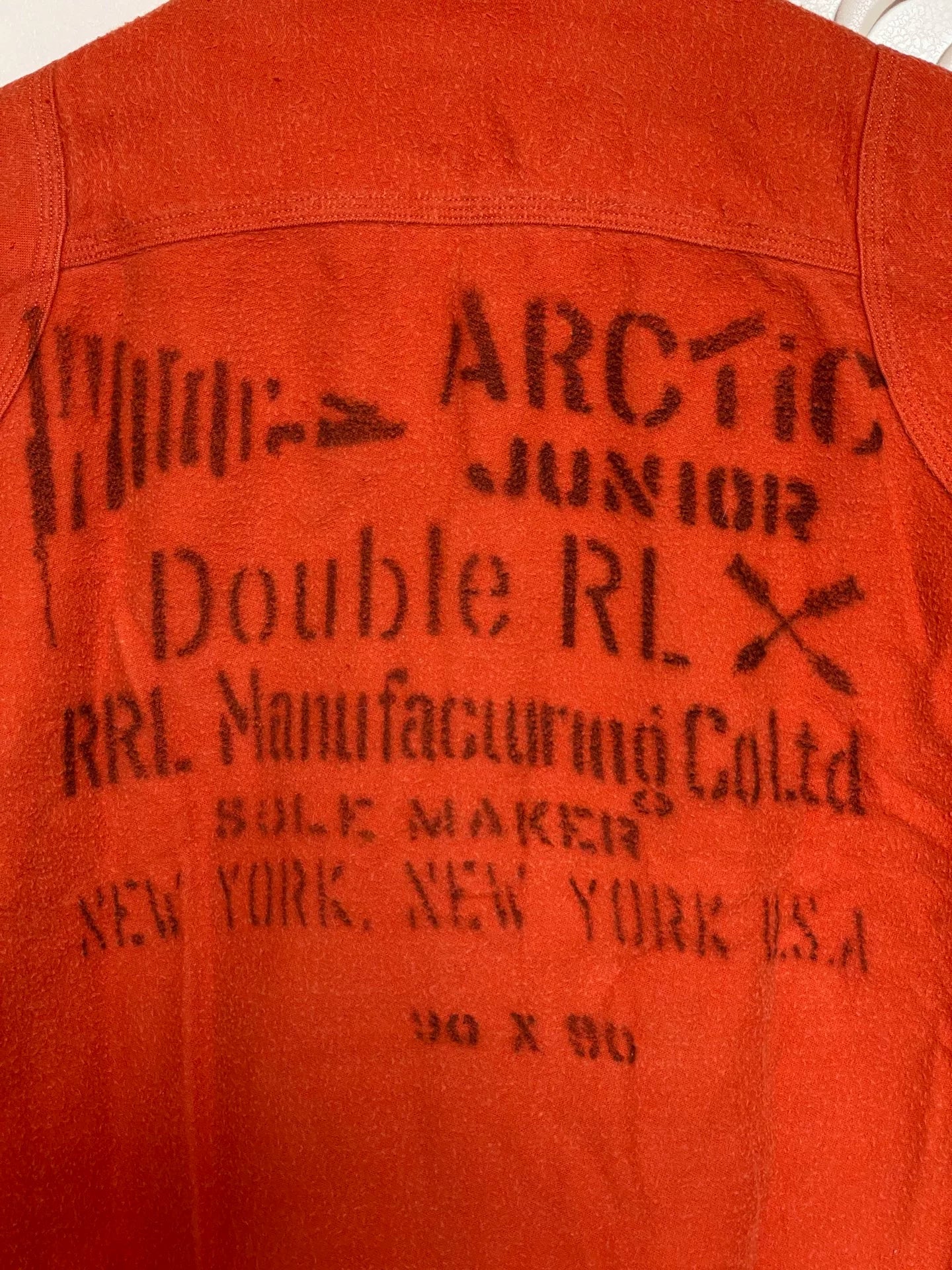 2006 RRL Arctic Junior Stencil Prison Shirt