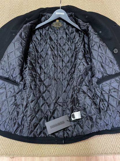 NEIGHBORHOOD P/WN-COAT Wool Double-Breasted Overcoat