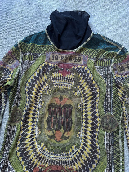 Jean Paul Gaultier Archive Mesh Long-Sleeve Top