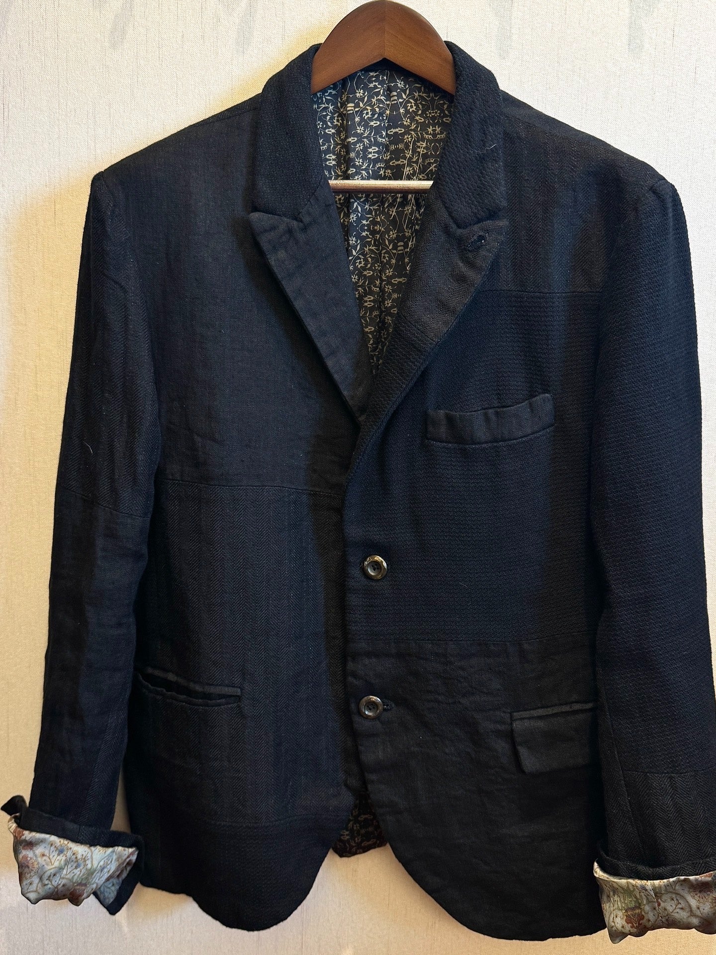 Geoffrey B Small Brass Button Jacket