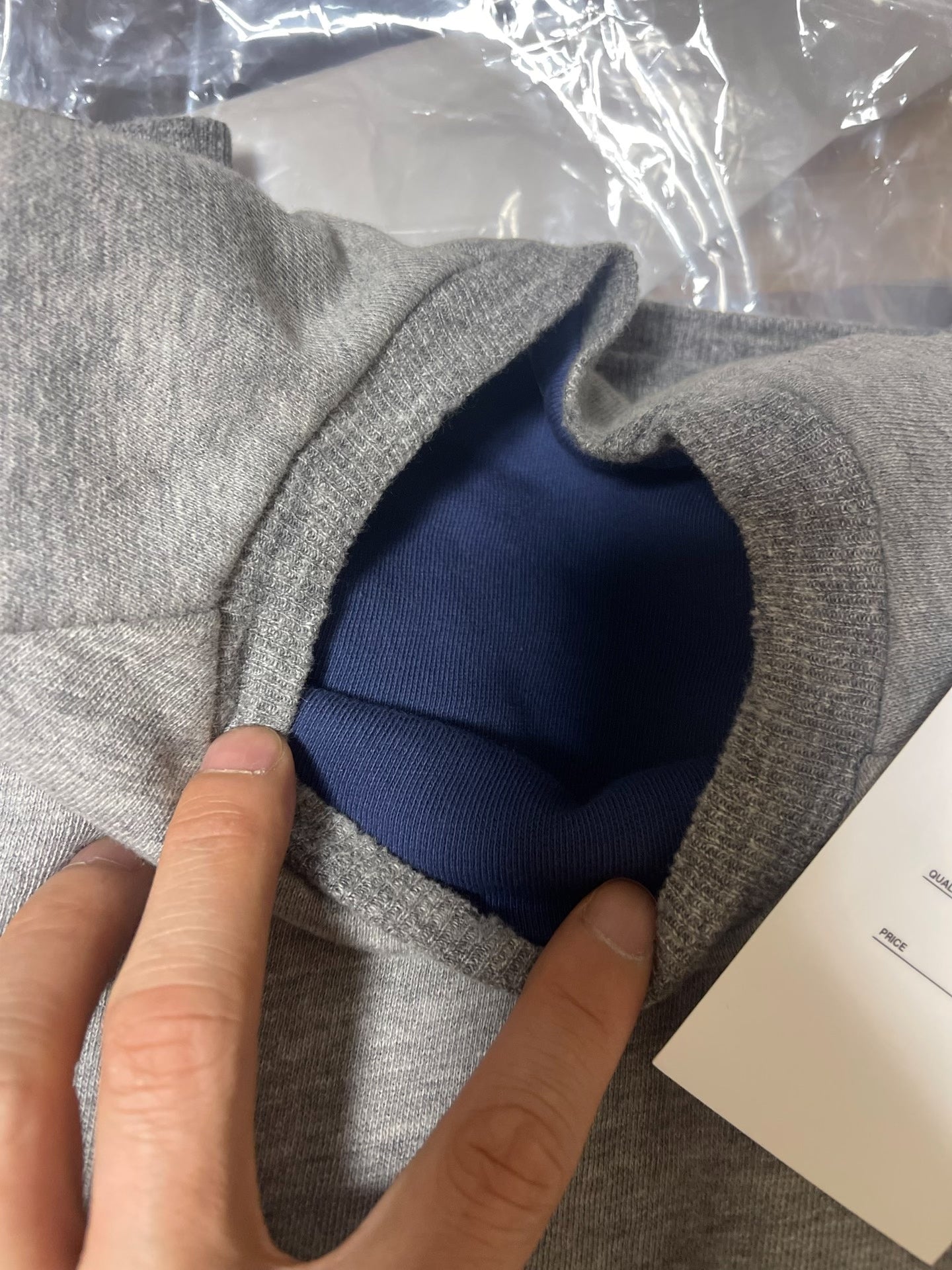 A.PRESSE Vintage Reversible Sweatshirt