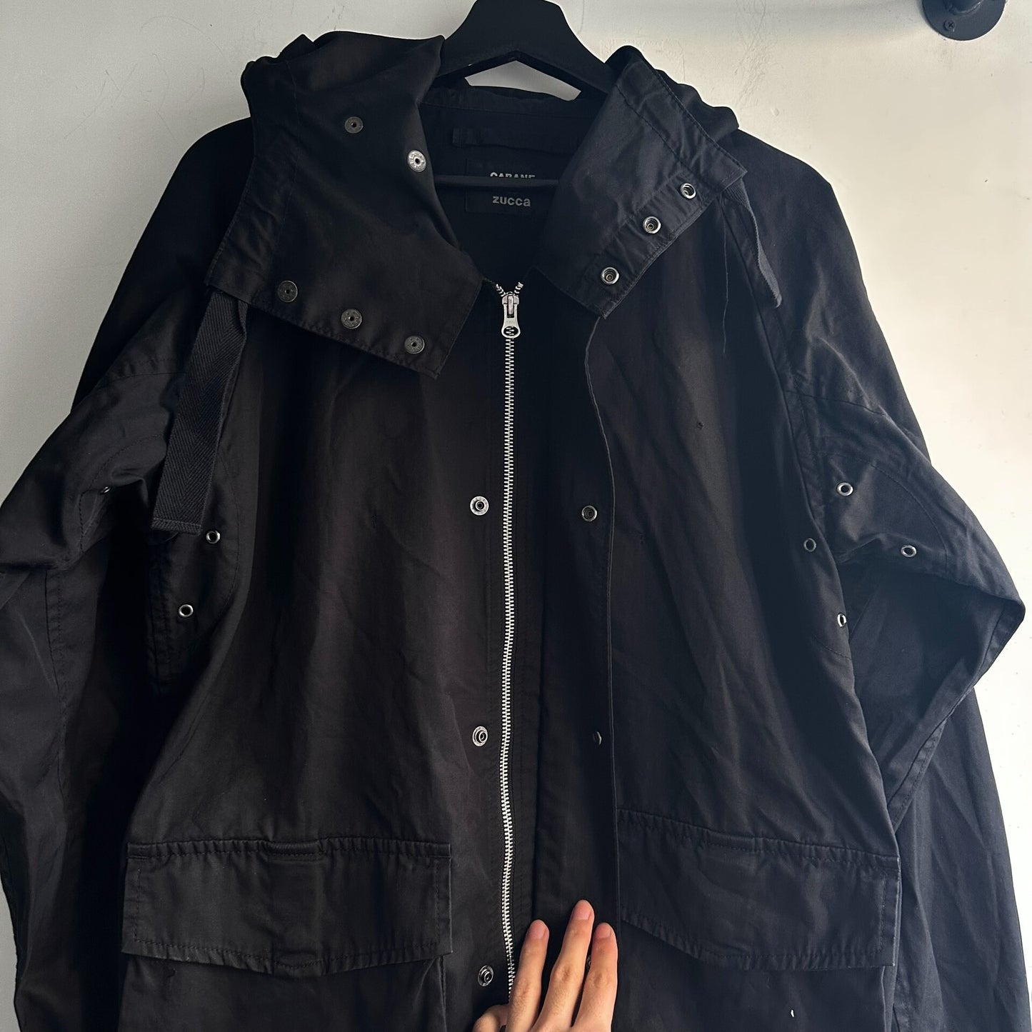 functional button-up jacket by cabane de zucca