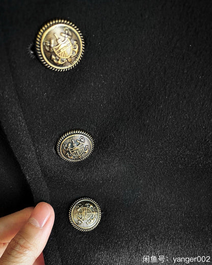 Saint Laurent Men's Double-Breasted Coat