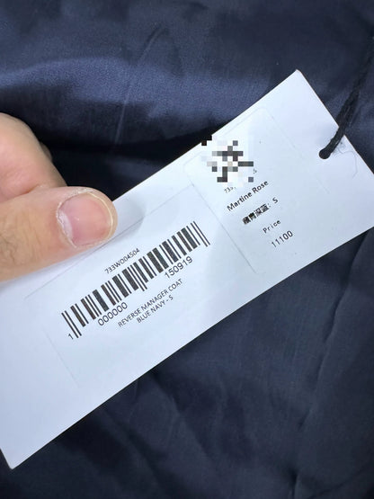 Martine Rose Parka Coat Size S