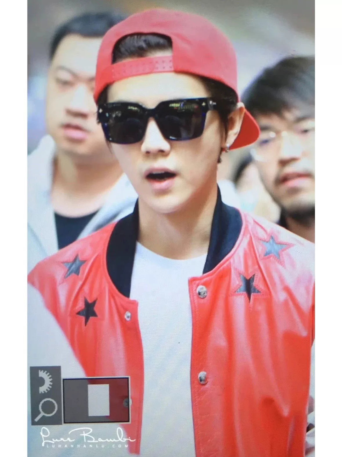 Givenchy Leather Star Baseball Jacket