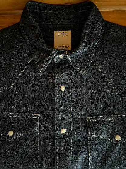 visvim indian water drop denim shirt