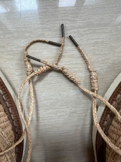 visvim patrician raffia shoe