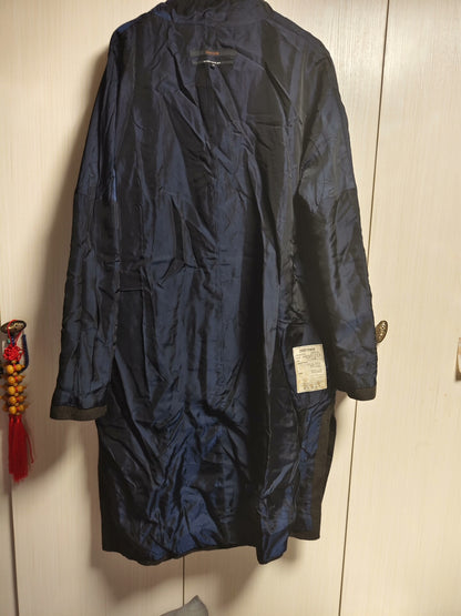 ziggychen plant-dyed wool blend coat