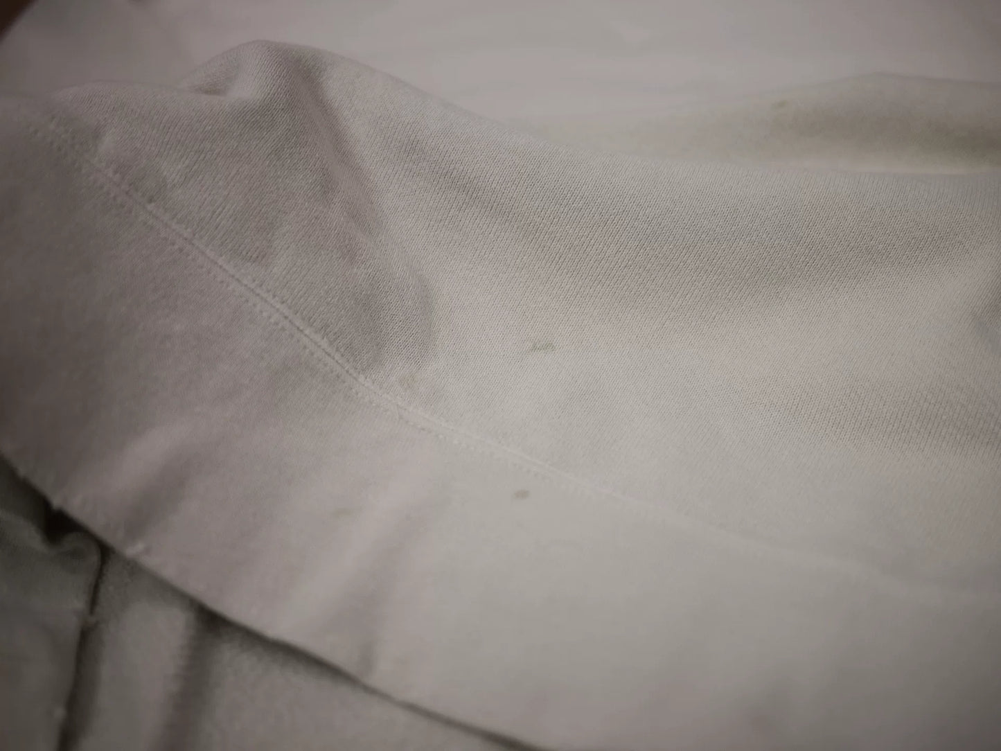 Visvim Jumbo Sweat 3/4 Crash Off White