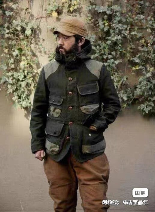 Vintage Freewheelers Green Wood Jacket