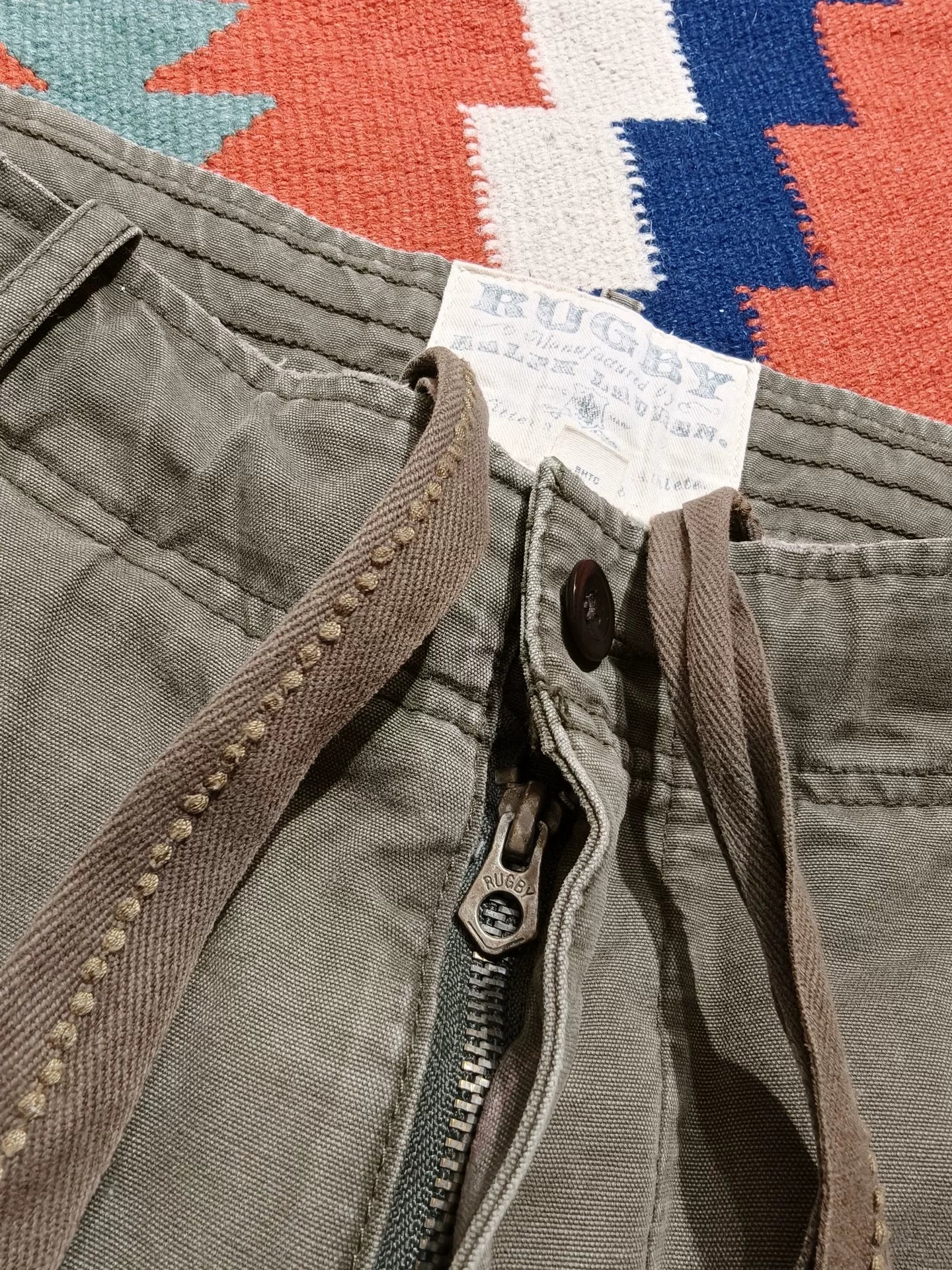 Early Heavyweight RRL Distressed Cargo Shorts