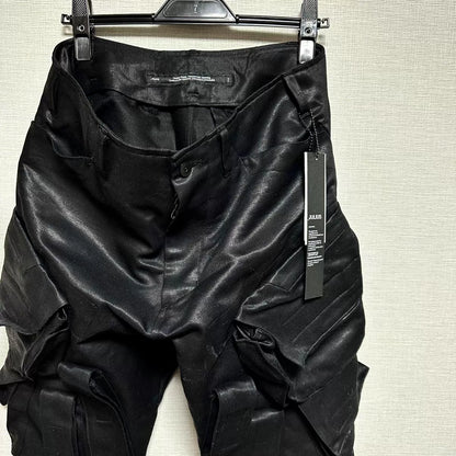 Julius_7 Utility Pants in Black