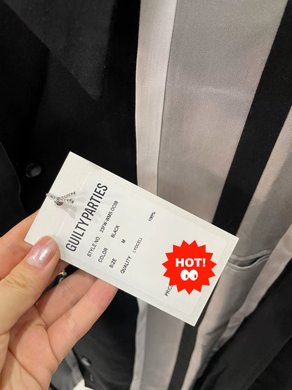 WACKOMARIA 23FW Striped Color Block Shirt