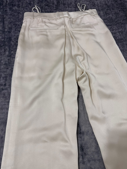 Saint Laurent 23SS Beige Wide-Leg Pants